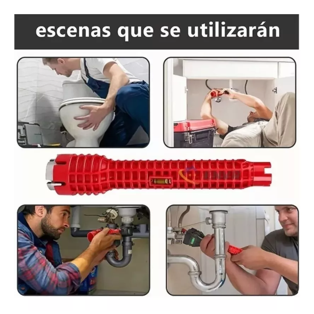 Llave De Gasfíter Multifuncional Grifo