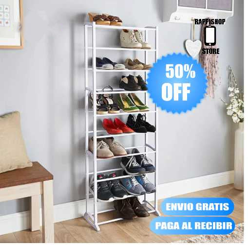 ORGANIZADOR DE ZAPATOS 10 NÍVELES