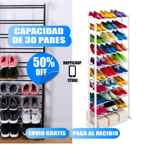 ORGANIZADOR DE ZAPATOS 10 NÍVELES