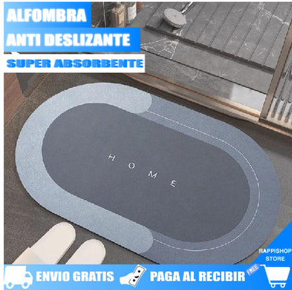 ALFOMBRA DE BAÑO ANTIDESLIZANTE SÚPER ABSORBENTE