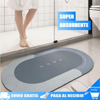 ALFOMBRA DE BAÑO ANTIDESLIZANTE SÚPER ABSORBENTE