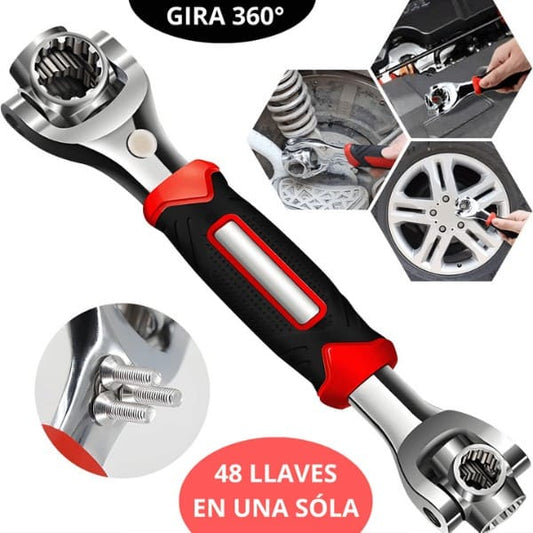 LlaveFlex 48 en 1 Llave De Mano  Multiuso