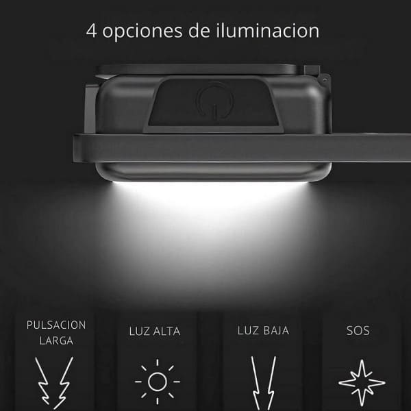 2X1 Mini Linterna LED Recargable USB con Imán, Llavero y Abridor